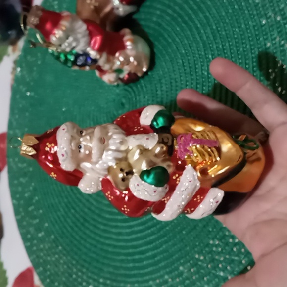 SET OF (3) HAND BLOWN CHRISTMAS ORNAMENTS - Picture 5 of 8